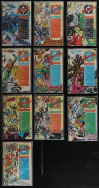 2x0255 LOT OF 10 WHO'S WHO COMIC BOOKS 1970s Batman & other superheroes, D.C. Comics!