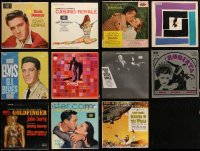 2x0427 LOT OF 11 33 1/3 RPM MOVIE SOUNDTRACK RECORDS 1960s-1970s Elvis, Goldfinger & more!