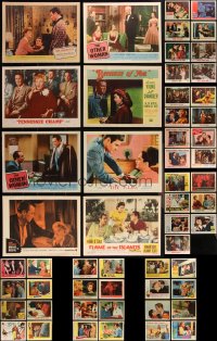 2x0145 LOT OF 55 DRAMA LOBBY CARDS 1950s-1960s incomplete sets from several movies!