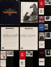 2x0404 LOT OF 10 HORROR/SCI-FI PRESSKITS 1981 - 1995 containing a total of 79 8x10 stills in all!