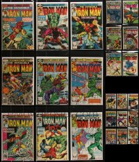 2x0203 LOT OF 24 IRON MAN COMIC BOOKS 1960s-1980s Hulk, Ant-Man, Dreadnought & more!