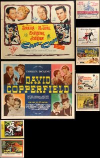 2x0795 LOT OF 11 MOSTLY UNFOLDED 1960S HALF-SHEETS 1960s great images from a variety of movies!