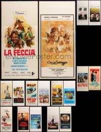 2x0899 LOT OF 23 MOSTLY FORMERLY FOLDED ITALIAN LOCANDINAS 1970s-1990s a variety of movie images!