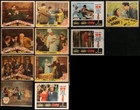 2x0178 LOT OF 11 LAUREL & HARDY LOBBY CARDS 1940s-1950s great images of the legendary comedy duo!