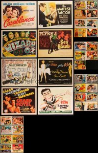 2x0414 LOT OF 37 TITLE CARD REPRO PHOTOS 1980s wonderful images from rare classic movies!