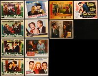 2x0420 LOT OF 11 FILM NOIR LOBBY CARD REPRO PHOTOS 1980s great scenes from his classic movies!