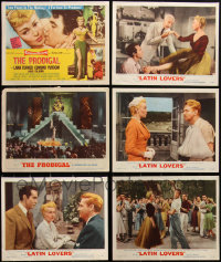 2x0190 LOT OF 6 LANA TURNER LOBBY CARDS 1950s incomplete sets from some of her movies!