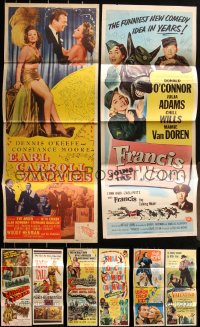 2x0444 LOT OF 10 FOLDED INSERTS 1940s-1960s great images from a variety of different movies!