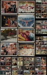 2x0650 LOT OF 72 COLOR 8X10 STILLS 1950s great scenes from a variety of different movies!