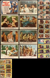 2x0140 LOT OF 64 1950S LOBBY CARDS IN FULL SETS 1950s complete sets from eight different movies!