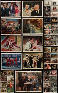 2x0649 LOT OF 73 COLOR 8X10 STILLS 1950s-1960s great scenes from a variety of different movies!