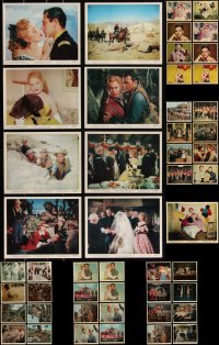 2x0658 LOT OF 57 COLOR 8X10 STILLS 1950s-1960s great scenes from a variety of different movies!