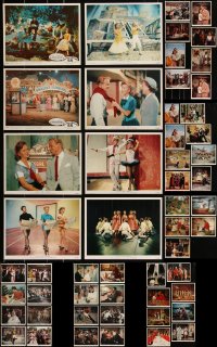 2x0659 LOT OF 53 COLOR 8X10 STILLS 1950s great scenes from a variety of different movies!