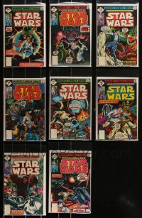 2x0272 LOT OF 8 STAR WARS COMIC BOOKS 1977 includes first six issues, all with 35 cent cover price!