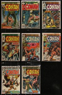 2x0279 LOT OF 8 CONAN THE BARBARIAN COMIC BOOKS 1970s Tower of Blood & more, Marvel Comics!