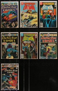 2x0288 LOT OF 7 DETECTIVE COMICS COMIC BOOKS 1970s Batman featured in all of them, DC Comics!