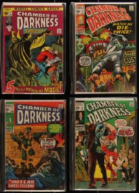 2x0346 LOT OF 4 CHAMBER OF DARKNESS COMIC BOOKS 1960s-1970s tales of maddening magic & more!