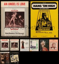 2x0464 LOT OF 10 MOVIE SHEET MUSIC 1950s-1980s great songs from a variety of different movies!