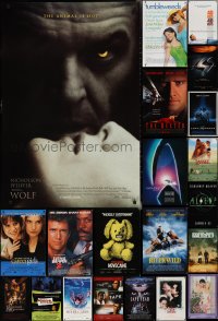 2x0939 LOT OF 24 UNFOLDED SINGLE-SIDED MOSTLY 27X40 ONE-SHEETS 1990s-2000s cool movie images!