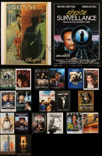 2x0848 LOT OF 25 FORMERLY FOLDED FRENCH 15X21 POSTERS 1980s-2000s a variety of cool movie images!