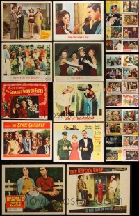 2x0139 LOT OF 66 LOBBY CARDS 1940s-1980s great scenes from a variety of different movies!