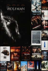 2x0938 LOT OF 25 UNFOLDED DOUBLE-SIDED 27X40 ONE-SHEETS 1990s-2010s cool movie images!