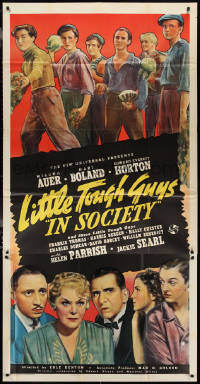 2y0380 LITTLE TOUGH GUYS IN SOCIETY 3sh 1938 Mischa Auer, Mary Boland, Edward Everett Horton, rare!