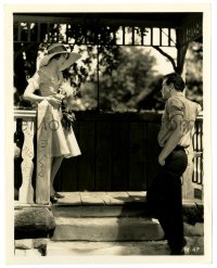 2y1813 FIRST KISS 8x10.25 still 1928 young Gary Cooper stares lovingly at beautiful Fay Wray!