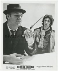 2y1817 FRENCH CONNECTION 8.25x10 still 1971 close up of Gene Hackman staring at switchblade, Friedkin