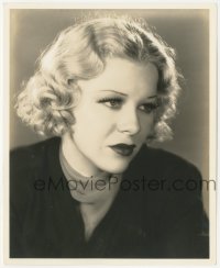 2y1820 GLENDA FARRELL 8.25x10 still 1934 Warner Bros portrait of the pretty blonde by Elmer Fryer!