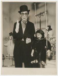 2y1827 HARPO MARX TV 7x9 still 1960 in Lugosi-like makeup for Silent Panic episode of Du Pont Show!