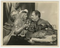 2y1832 IF I WERE KING 8x10 key book still 1938 c/u of pretty Frances Dee & Ronald Colman toasting!