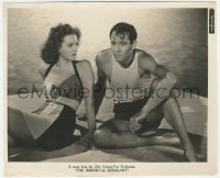 2y1833 IMMORTAL SERGEANT 8.25x10 still 1943 Henry Fonda & Maureen O'Hara both wearing swimsuits!