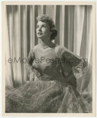 2y1845 JANET LEIGH deluxe 8.25x10 still 1950s wonderful portrait showing her dress from Amelia Gray!