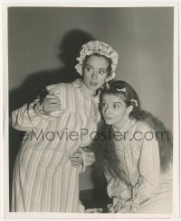 2y1853 LADIES IN RETIREMENT 8x10.25 still 1941 Elsa Lanchester & Edith Barrett as pixilated sisters!