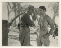 2y1863 LOST PATROL 8x10 still 1934 Boris Karloff points finger at Sammy Stein clenching his fists!