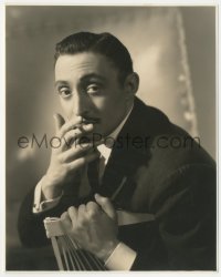 2y1871 MISCHA AUER deluxe 7.5x9.5 still 1930s Universal studio portrait with cigarette by Ray Jones!