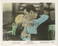 2y1888 PILLOW TALK color 8x10.25 still 1959 best kissing portrait of pretty Doris Day & Rock Hudson!