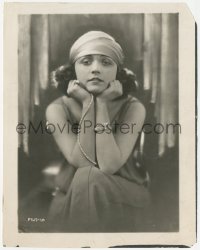 2y1889 POLA NEGRI 8x10.25 still 1927 wonderful portrait of the Polish leading lady with pearls!