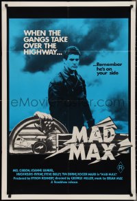 2y0405 MAD MAX Aust 1sh R1981 Mel Gibson in George Miller's post-apocalyptic classic!