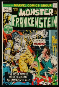 2y0540 FRANKENSTEIN #1 comic book 1973 The Monster of Frankenstein, great cover by Mike Ploog!