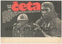 2y0324 PLATOON Czech 8x12 1986 Oliver Stone, Tom Berenger, Sheen, Vietnam War, different & rare!