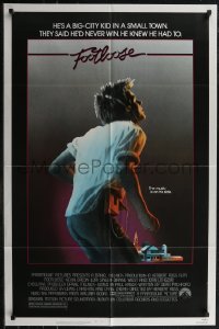 2y0731 FOOTLOOSE 1sh 1984 competitive dancer Kevin Bacon has the music on his side!
