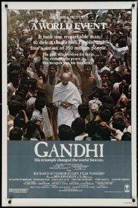 2y0739 GANDHI awards int'l 1sh 1982 Ben Kingsley as The Mahatma, directed by Richard Attenborough!