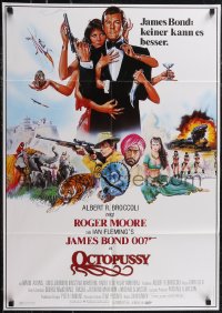 2y0420 OCTOPUSSY German 1983 sexy Maud Adams & Roger Moore as James Bond by Goozee