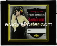 2y1729 MARCH HARE glass slide 1921 great image of rich Bebe Daniels, who poses as a poor girl!