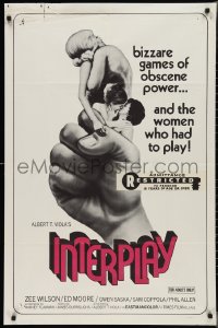 2y0767 INTERPLAY 1sh 1970 bizarre games of obscene power & the women who had to play!