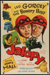 2y0773 JALOPY 1sh 1953 wacky racers Leo Gorcey, Huntz Hall, & The Bowery Boys, cool cars!