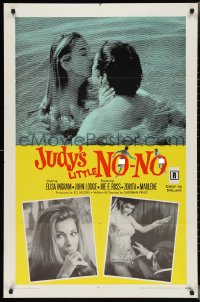 2y0779 JUDY'S LITTLE NO-NO 1sh 1969 Elisa Ingram threatened by gangster John Lodge!