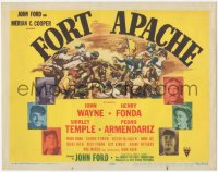2y0982 FORT APACHE TC 1948 John Ford, John Wayne, Henry Fonda, Shirley Temple, plus cool art!